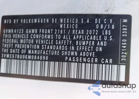 3VWC57BU0KM084096